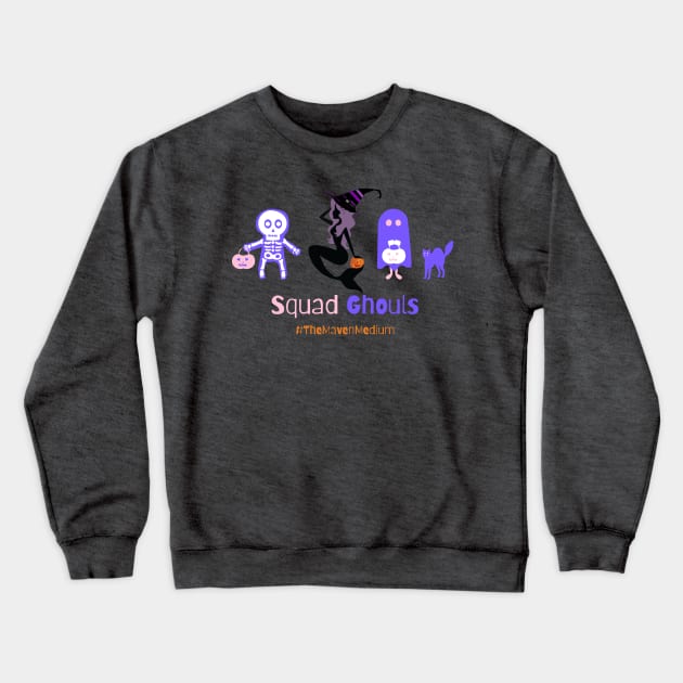 The Maven Medium- Squad Ghouls (Purple) Crewneck Sweatshirt by TheMavenMedium